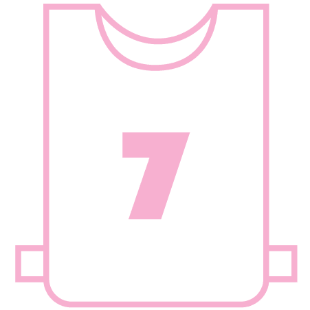 Number 7 bib icon