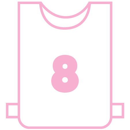 Number 8 bib icon