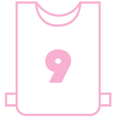 Number 9 bib icon