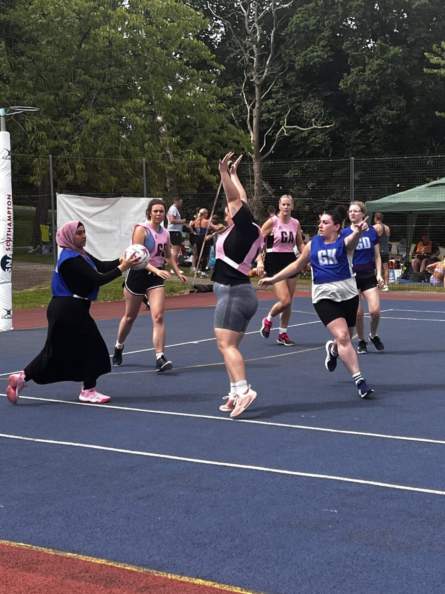 Netball Club Playing Southampton Netball Tournament - Play Netball